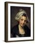 Girl in a Bonnet, 1760S-Jean-Baptiste Greuze-Framed Giclee Print