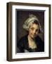 Girl in a Bonnet, 1760S-Jean-Baptiste Greuze-Framed Giclee Print