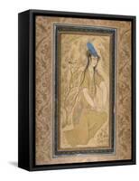Girl in a Fur Hat, 1602-Riza-i Abbasi-Framed Stretched Canvas