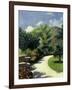 Girl in a Garden, C. 1925-Henri Lebasque-Framed Giclee Print