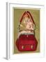 Girl in a Handbag Looking in a Mirror-null-Framed Giclee Print