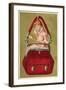 Girl in a Handbag Looking in a Mirror-null-Framed Giclee Print