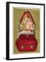 Girl in a Handbag Looking in a Mirror-null-Framed Giclee Print