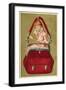 Girl in a Handbag Looking in a Mirror-null-Framed Giclee Print