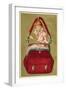 Girl in a Handbag Looking in a Mirror-null-Framed Giclee Print