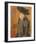 Girl in a Large Hat, 1892 (Oil on Canvas)-Philip Wilson Steer-Framed Giclee Print