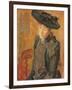 Girl in a Large Hat, 1892 (Oil on Canvas)-Philip Wilson Steer-Framed Giclee Print