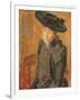 Girl in a Large Hat, 1892 (Oil on Canvas)-Philip Wilson Steer-Framed Giclee Print