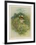 Girl in a Meadow 1889-null-Framed Art Print