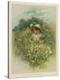 Girl in a Meadow 1889-null-Stretched Canvas