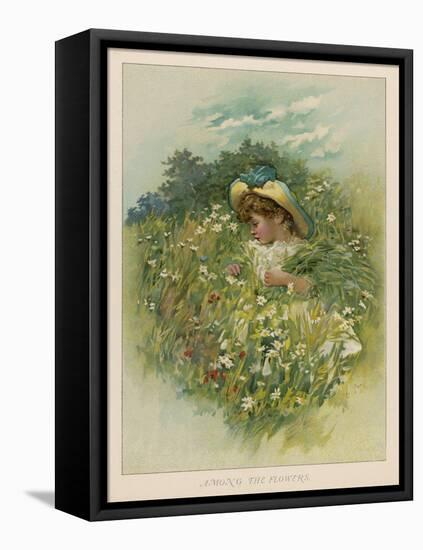 Girl in a Meadow 1889-null-Framed Stretched Canvas