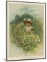 Girl in a Meadow 1889-null-Mounted Art Print
