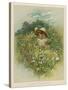 Girl in a Meadow 1889-null-Stretched Canvas