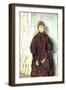 Girl in a Mulberry Dress, 1923-Gwen John-Framed Giclee Print