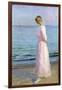 Girl in a Pink Dress, 1914-Michael Peter Ancher-Framed Giclee Print