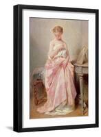 Girl in a Pink Dress-Charles Chaplin-Framed Giclee Print