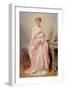 Girl in a Pink Dress-Charles Chaplin-Framed Giclee Print