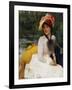 Girl in a Punt-Arthur Hacker-Framed Giclee Print