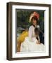 Girl in a Punt-Arthur Hacker-Framed Giclee Print