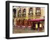 Girl in a Restaurant, Venice-Igor Maloratsky-Framed Art Print