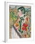 Girl in a Shawl-George Leslie Hunter-Framed Giclee Print