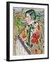 Girl in a Shawl-George Leslie Hunter-Framed Giclee Print