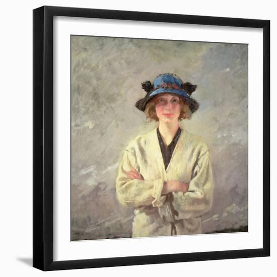 Girl in a White Dress-Sir William Orpen-Framed Giclee Print