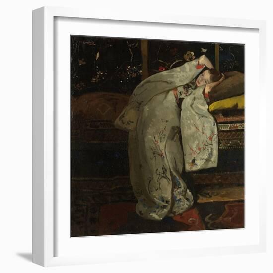 Girl in a White Kimono, 1894-Georg-Hendrik Breitner-Framed Giclee Print