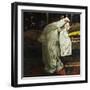 Girl in a White Kimono-George Hendrik Breitner-Framed Art Print