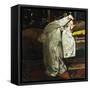 Girl in a White Kimono-George Hendrik Breitner-Framed Stretched Canvas