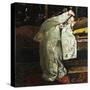 Girl in a White Kimono-George Hendrik Breitner-Stretched Canvas