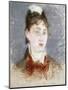 Girl in a Wing Collar, C1880-Edouard Manet-Mounted Giclee Print