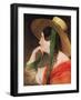 Girl in a Yellow Straw Hat-Friedrich Von Amerling-Framed Giclee Print