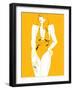 Girl in Bathing Suit Yellow-Francesco Gulina-Framed Photographic Print