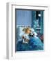 Girl in Bed Attended by Fairy-English School-Framed Giclee Print