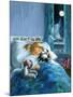 Girl in Bed Attended by Fairy-English School-Mounted Giclee Print