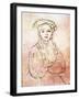 Girl in Beret-Jean-Baptiste-Camille Corot-Framed Art Print