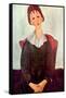 Girl in Black, 1918-Amedeo Modigliani-Framed Stretched Canvas