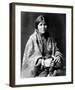 Girl in Blanket-Edward S^ Curtis-Framed Giclee Print