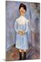 Girl in Blue, 1918-Amedeo Modigliani-Mounted Giclee Print