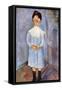 Girl in Blue, 1918-Amedeo Modigliani-Framed Stretched Canvas