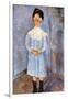 Girl in Blue, 1918-Amedeo Modigliani-Framed Giclee Print