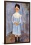 Girl in Blue, 1918-Amedeo Modigliani-Framed Giclee Print