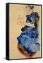 Girl in Blue Apron, 1912-Egon Schiele-Framed Stretched Canvas