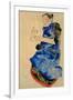 Girl in Blue Apron, 1912-Egon Schiele-Framed Giclee Print