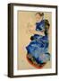 Girl in Blue Apron, 1912-Egon Schiele-Framed Giclee Print