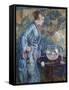 Girl in Blue Kimono, 1911-Soren Emil Carlsen-Framed Stretched Canvas