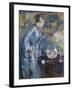 Girl in Blue Kimono, 1911-Soren Emil Carlsen-Framed Giclee Print