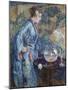 Girl in Blue Kimono, 1911-Soren Emil Carlsen-Mounted Giclee Print