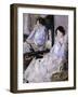 Girl in Blue (Reflections)-Francis Campbell Boileau Cadell-Framed Giclee Print